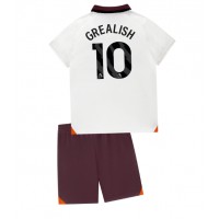 Manchester City Jack Grealish #10 Gostujuci Dres za djecu 2023-24 Kratak Rukav (+ Kratke hlače)